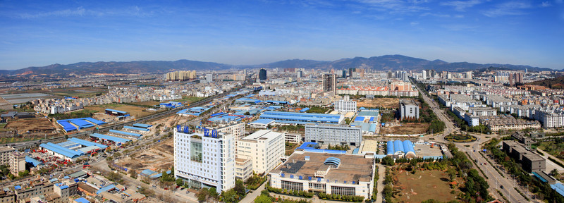 云南省玉溪市鳥瞰圖