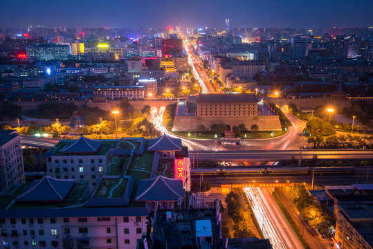 西安街景夜景