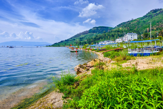 撫仙湖 湖畔
