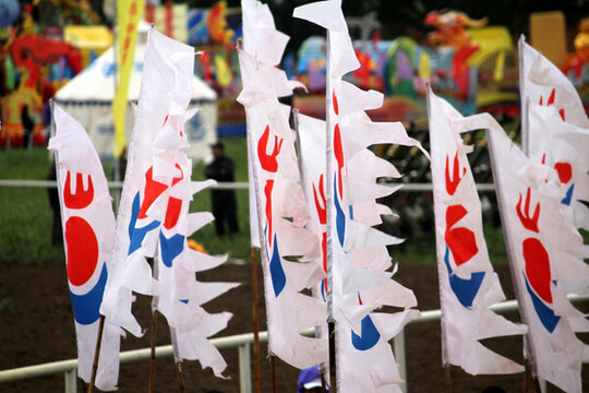 彩旗 內(nèi)蒙 那達慕 節(jié)日