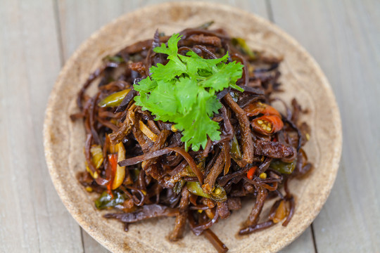 香辣牛肉絲