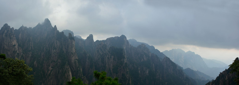 黃山全景圖