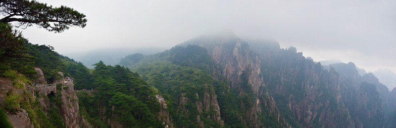 黃山全景圖
