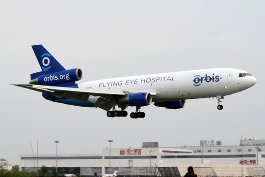 DC10飛機(jī)降落