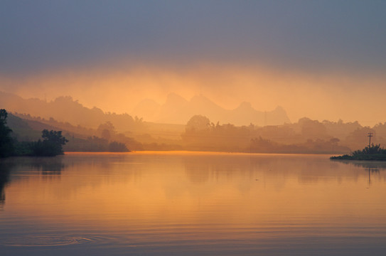 湖景 風景