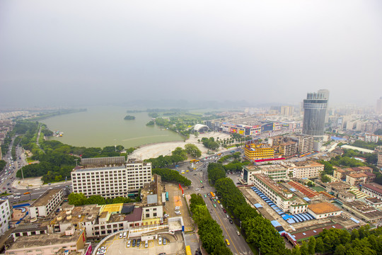 廣東省肇慶市肇慶鳥(niǎo)瞰圖