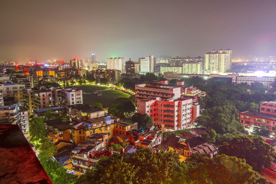廣東省肇慶市肇慶鳥瞰圖