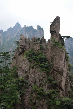 黃山奇峰怪石