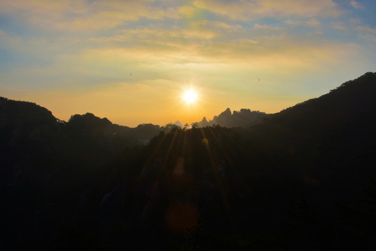 黃山日出