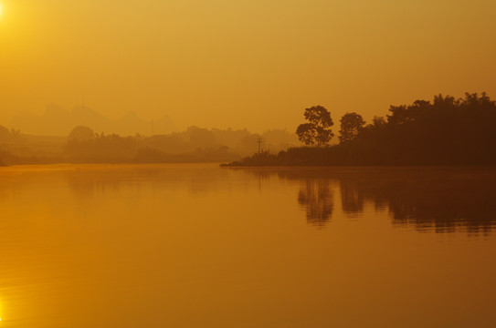 湖景