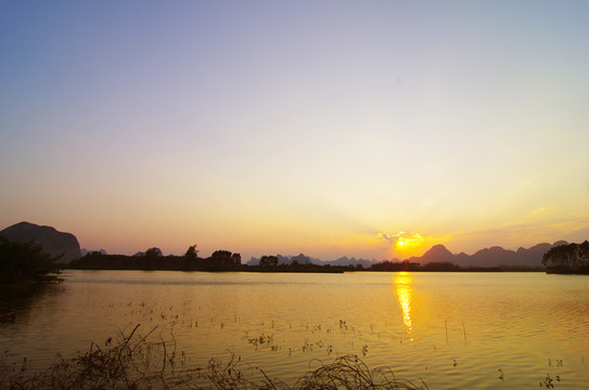 湖景