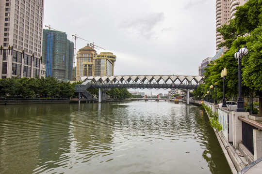 廣東省中山市石岐河步行景觀橋