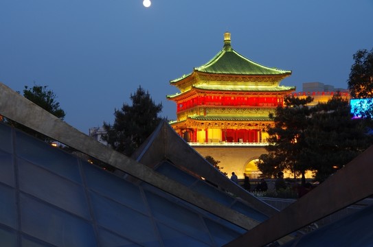 西安鐘樓夜景