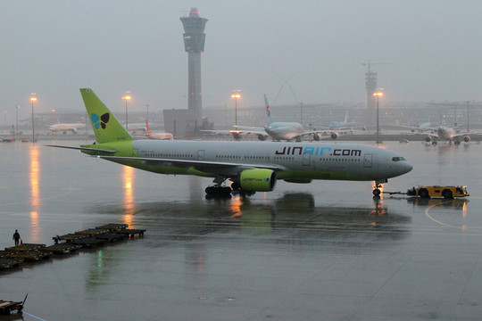 真航空在首爾機(jī)場(chǎng)