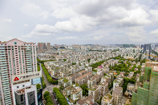 廣東省中山市中山鳥瞰圖