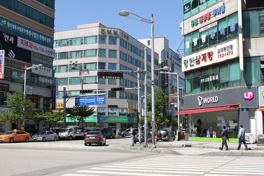 韓國仁川市街景