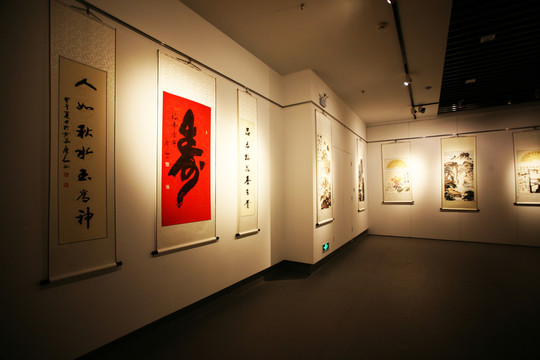 書(shū)畫(huà)展 展廳 展覽館