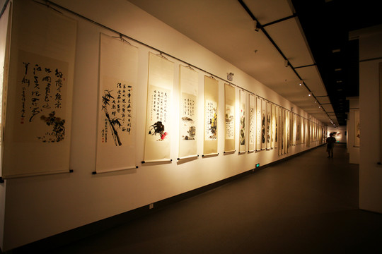書畫展 展廳 展覽館