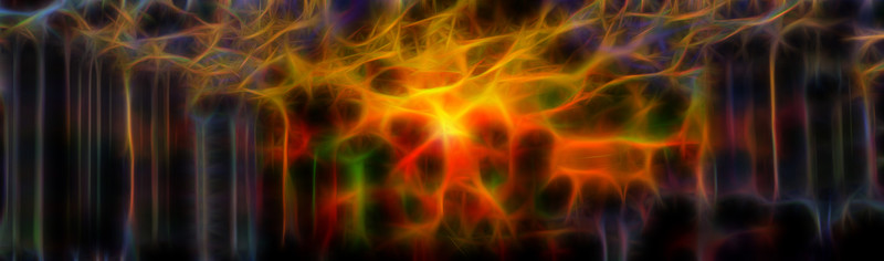 泉城日出抽象畫