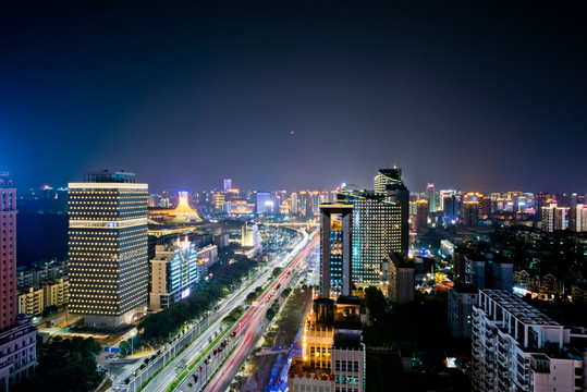 南寧 民族大道 夜景