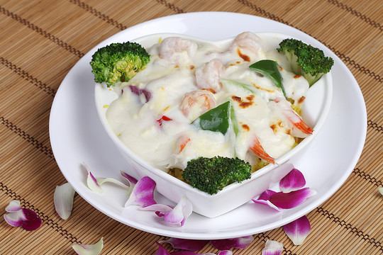 芝士焗奶油海鮮飯