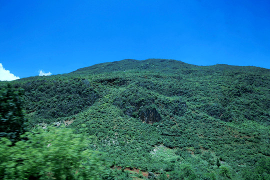 藍(lán)天下山頭