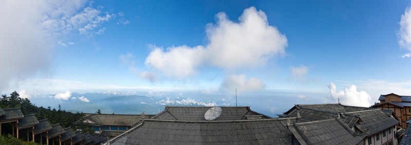 峨眉山高清全景圖