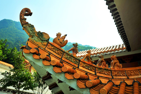 深圳仙湖植物園弘法寺廟