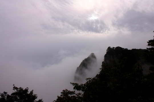 黃山 云海 云霧 安徽