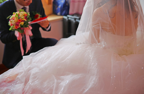 新郎求婚 婚禮場景