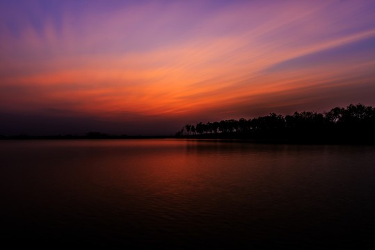 陽(yáng)澄湖半島夕陽(yáng)