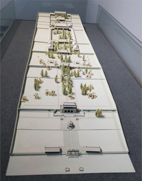 中岳廟沙盤建筑模型