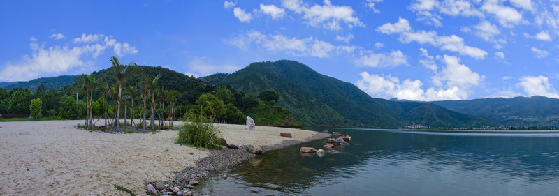 邛海全景圖