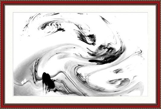 水墨裝飾畫(huà) 合層