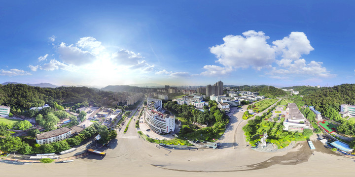 福州軟件園大門航拍全景
