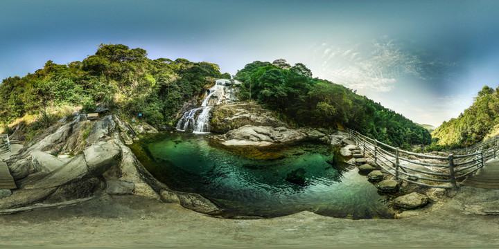 永定瀑布景區(qū)360全景圖