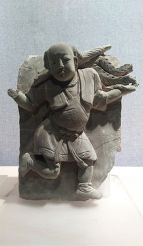 元代雕磚俑