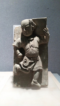 元代雕磚俑