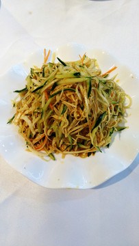 黃瓜拌豆腐絲