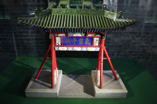 古代建筑模型