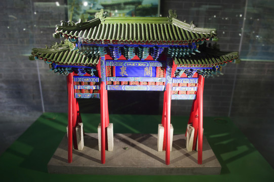 古代建筑模型