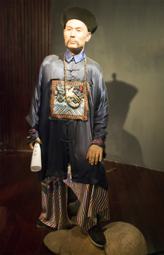 古代人物蠟像