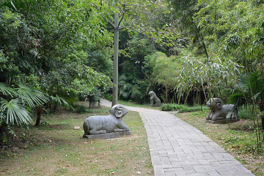 李杰墓石刻