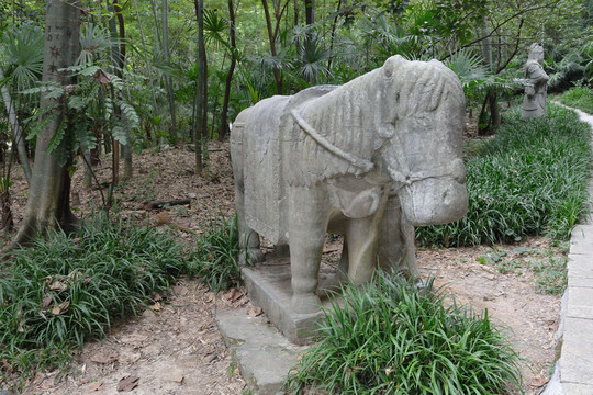 李杰墓石刻