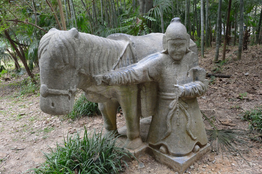 李杰墓石刻