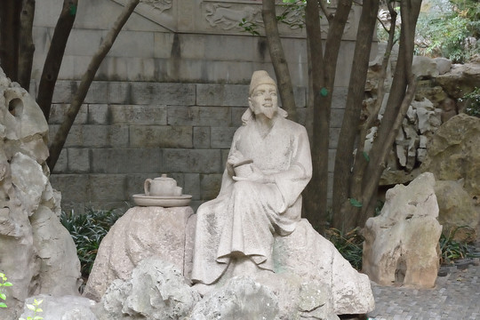 李白雕塑