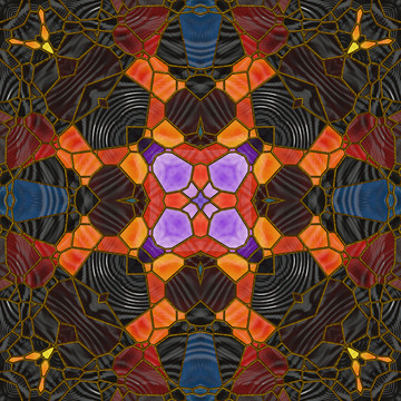 染色玻璃 TIF無分層