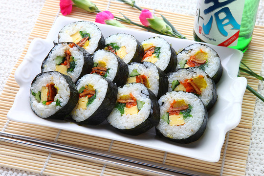 蔬菜紫菜飯