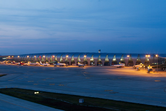 沈陽機場夜景