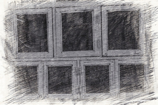 窗戶素描